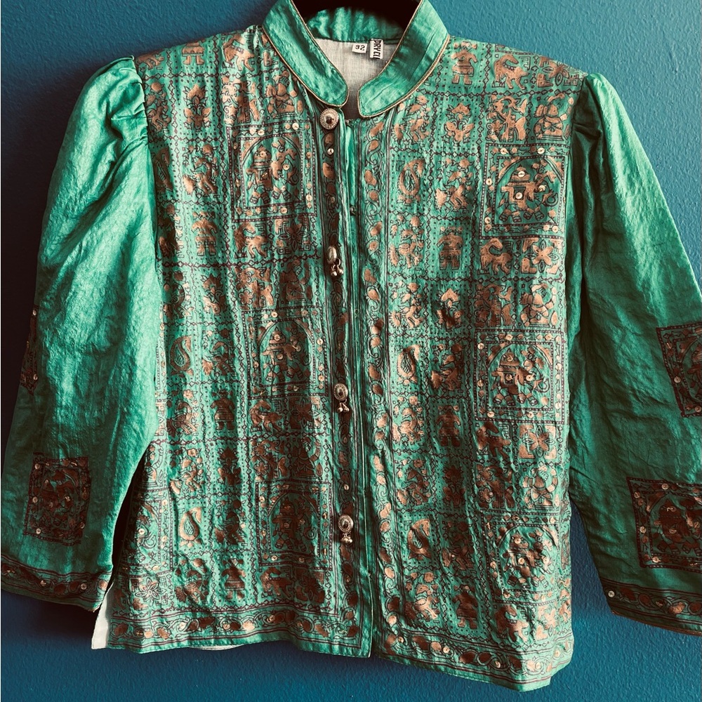 Raw Silk jacket from India
